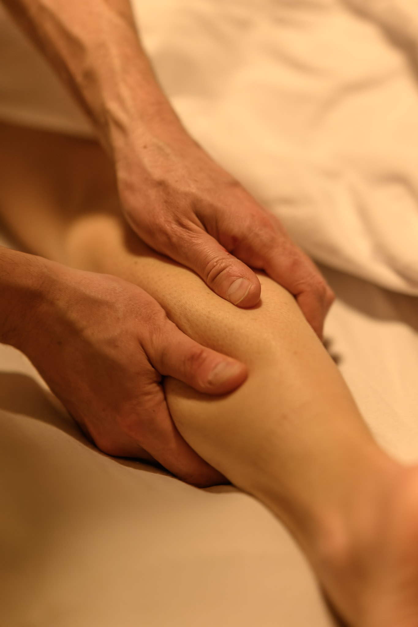 Massage du mollet