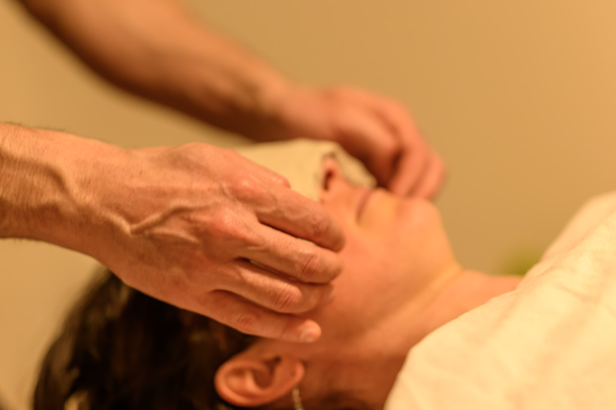 Massage du visage et de la tête